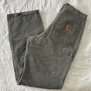 Olive Green Carhartt Original Dungarees